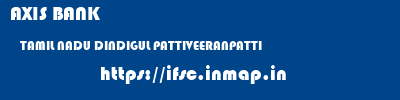 AXIS BANK  TAMIL NADU DINDIGUL PATTIVEERANPATTI   ifsc code